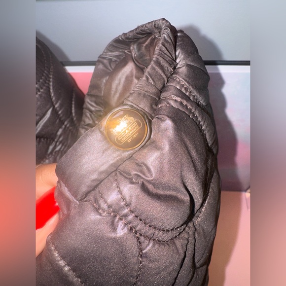 Coach Dark Brown Quilted Winter Boots - Picture 6 of 9